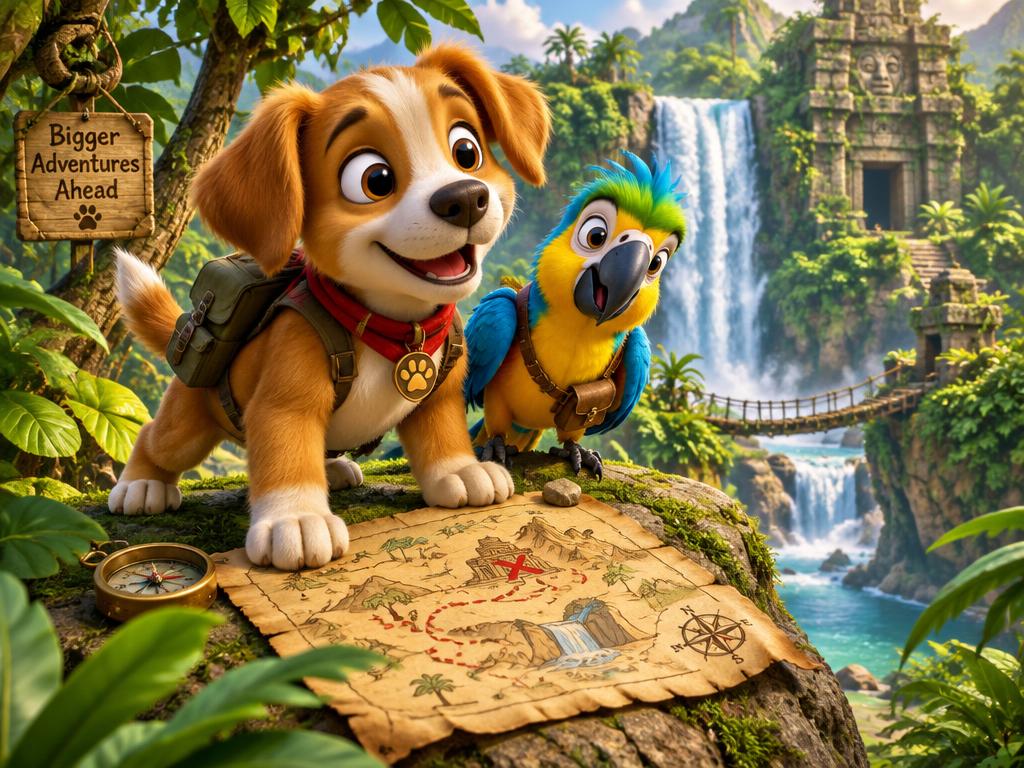Pip and Kiki's Treasure Map